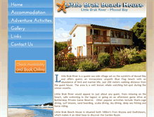 Tablet Screenshot of littlebrakbeachhouse.co.za